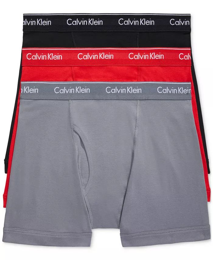 Men's 3-Pk. Cotton Classics Boxer Briefs Underwear, A Macy's Exclusive | Macy's