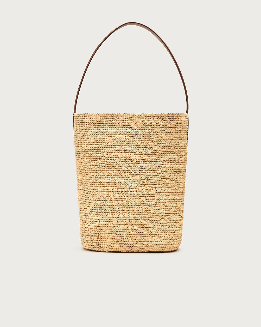Berkeley handknotted bucket bag in raffia | J. Crew US