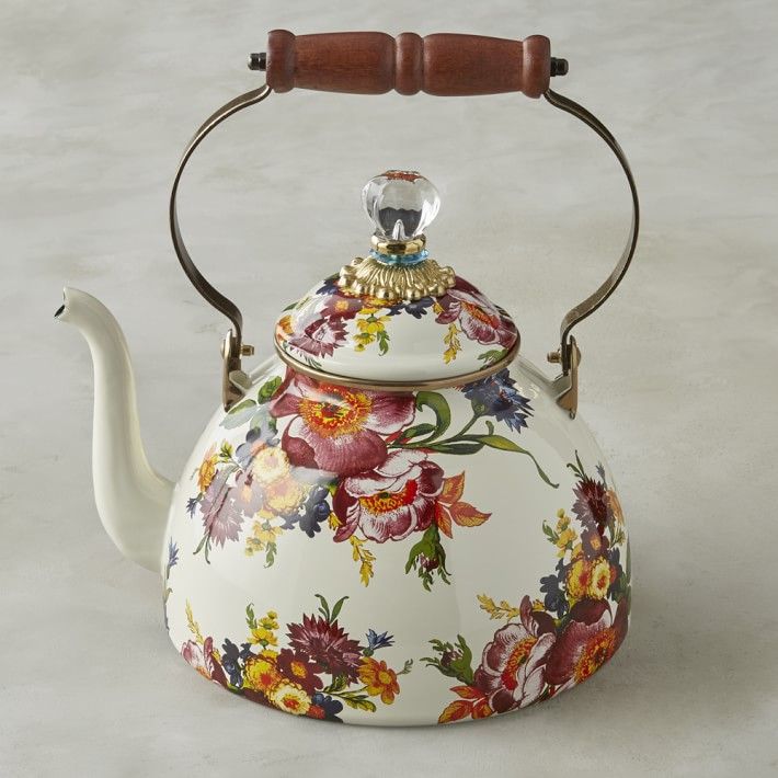 MacKenzie-Childs Flower Market Tea Kettle | Williams-Sonoma