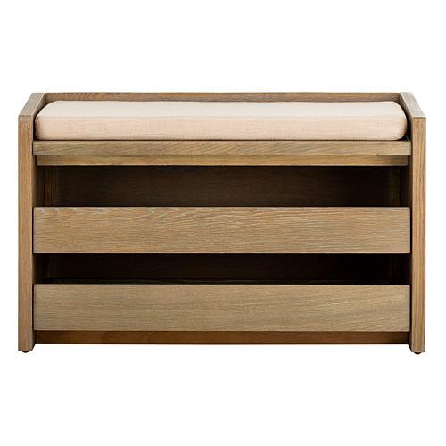Safavieh Percy Storage Bench - Brown | HSN