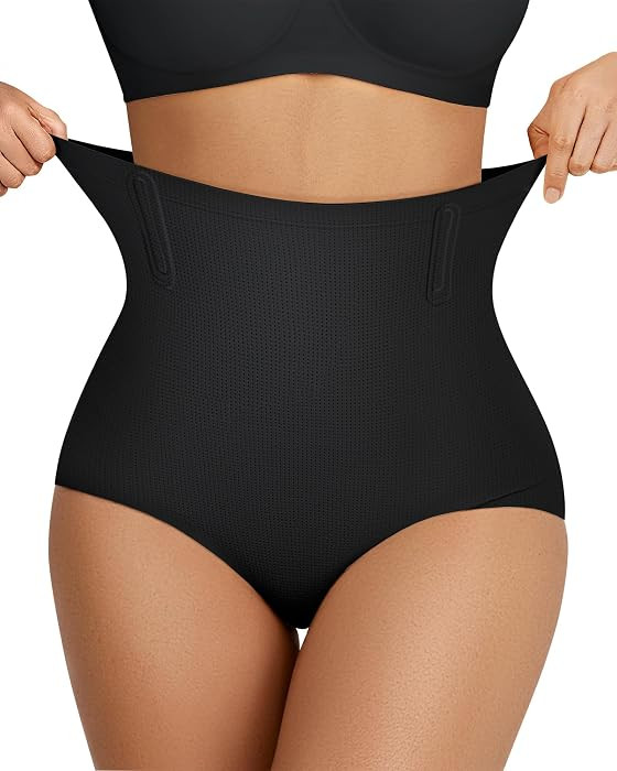 OEAK Womens Tummy Control Shapewear Seamless Girdle High Waisted Shapewear | Amazon (US)