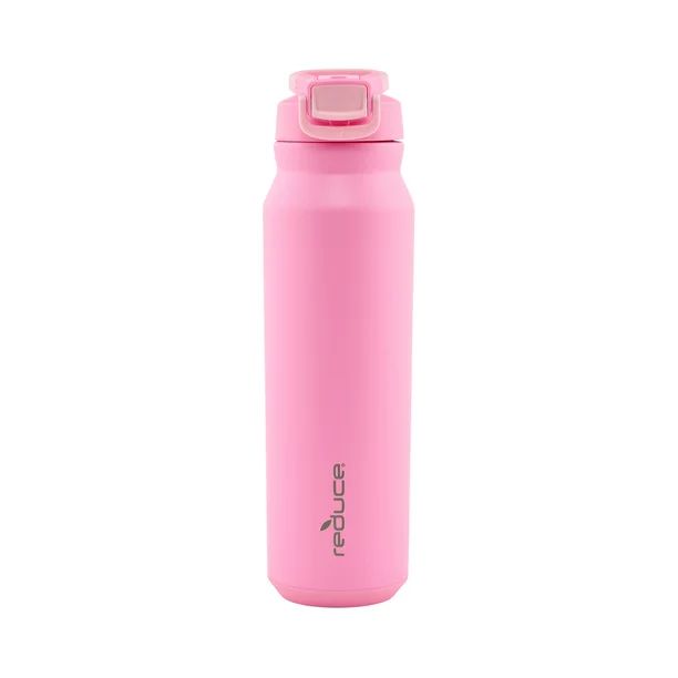 Reduce Vacuum Insulated Stainless Steel Hydrate Pro Water Bottle with Leak-Proof Lid, Peony, 32 o... | Walmart (US)