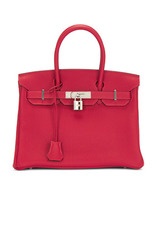 FWRD Renew Hermes Togo Birkin 30 Handbag in Rouge Vif from Revolve.com | Revolve Clothing (Global)