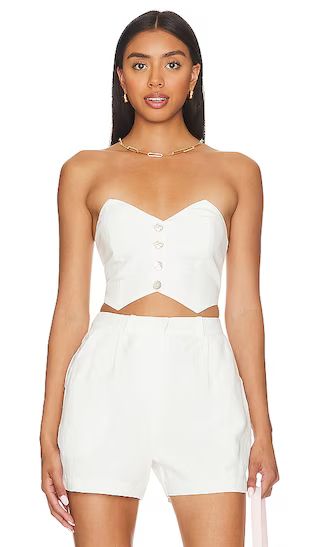 Lucien Top in White | Revolve Clothing (Global)