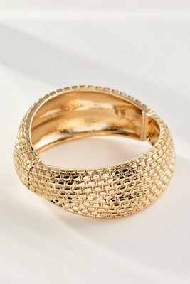 Textured Chunky Bangle Bracelet | Anthropologie (US)