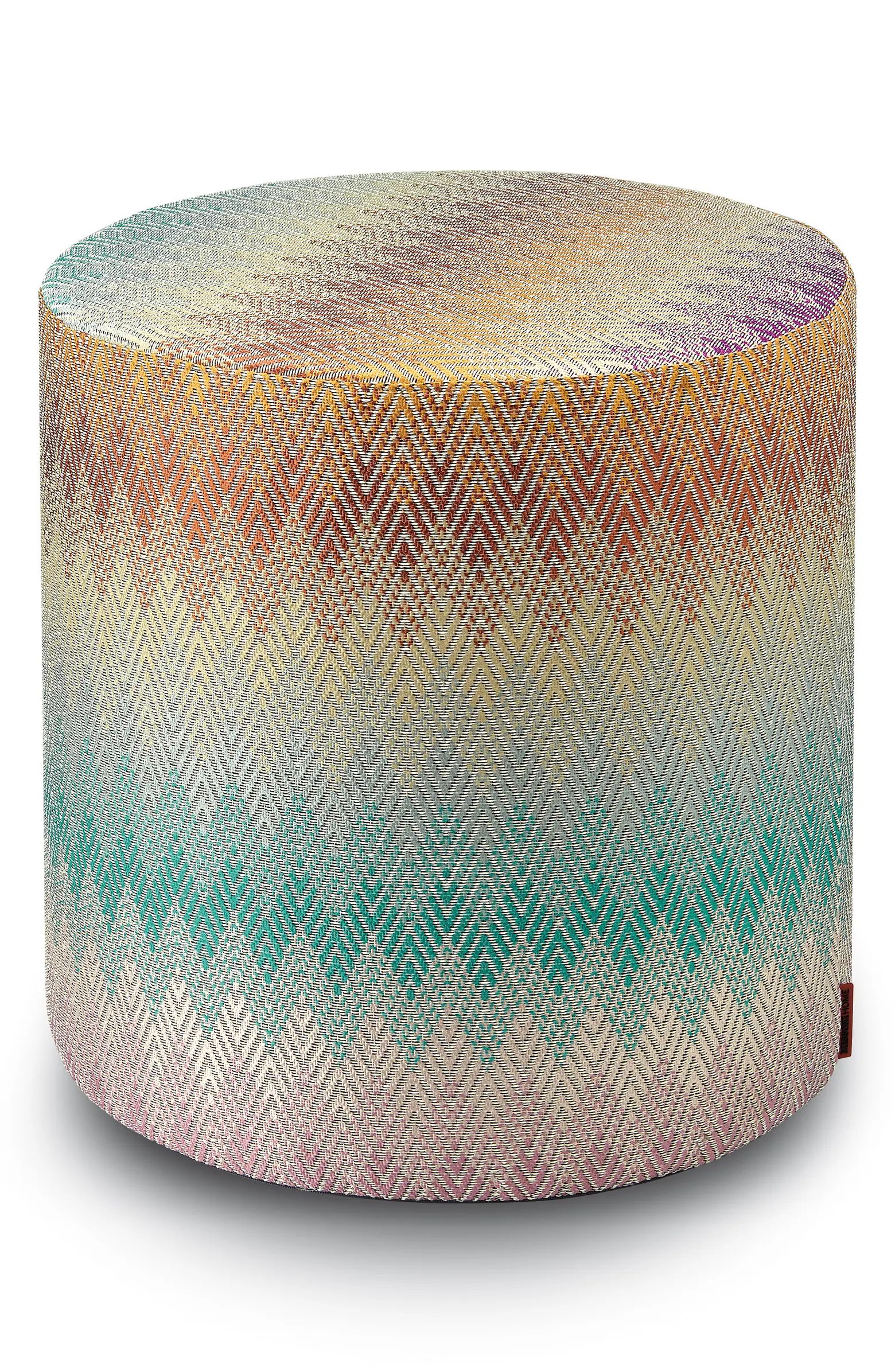 Missoni Yamagata Zigzag Cylindrical Floor Pouf | Nordstrom