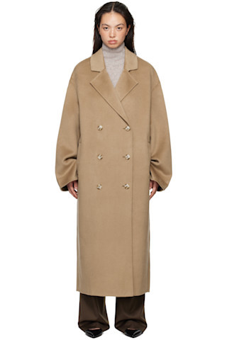 Taupe Borneo Coat | SSENSE
