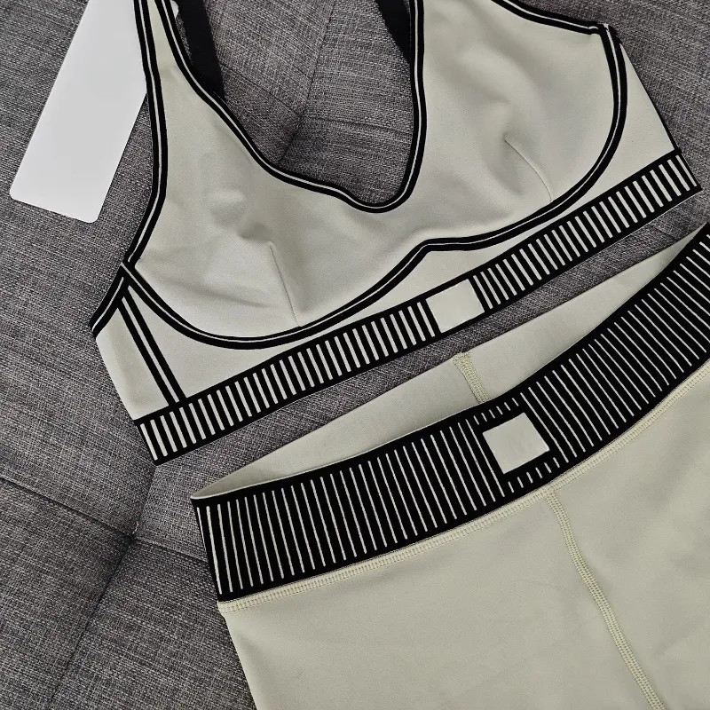 Designer Sport Bra Gym Set Jogger Woman Yoga Set 2 Piece Workout Set Line Up Bra Workout Clothe G... | DHGate