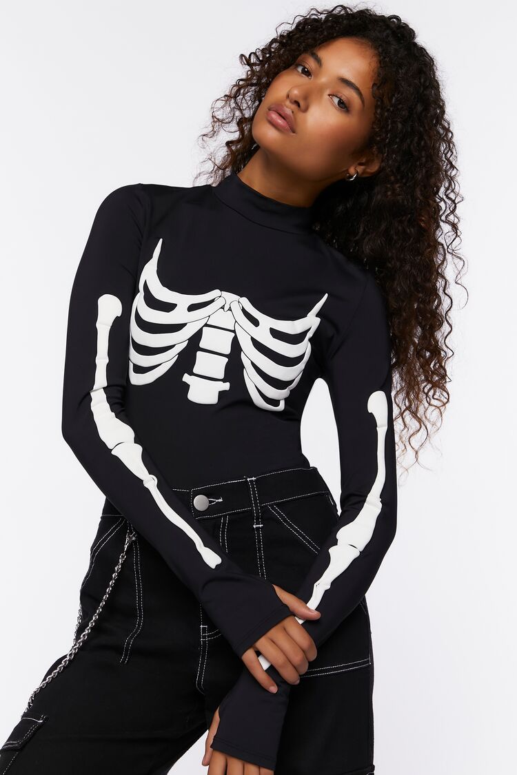 Skeleton Graphic Bodysuit | Forever 21 | Forever 21 (US)