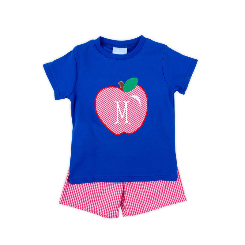 Good Apple Royal & Red Short Set | Classic Whimsy