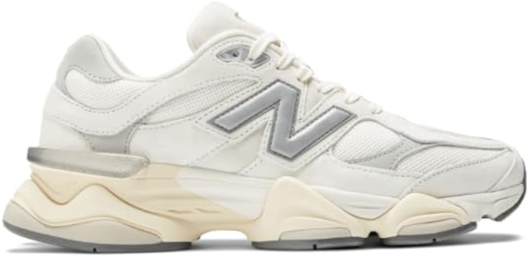 Mens Lifestyle Shoes 9060 Sea Salt Concrete in White by New Balance | Amazon (US)
