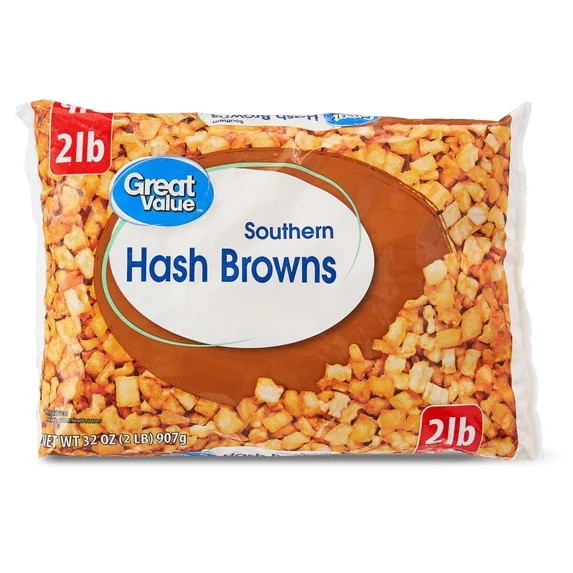 Great Value Southern Hash Browns, 32 oz Bag (Frozen) | Walmart (US)