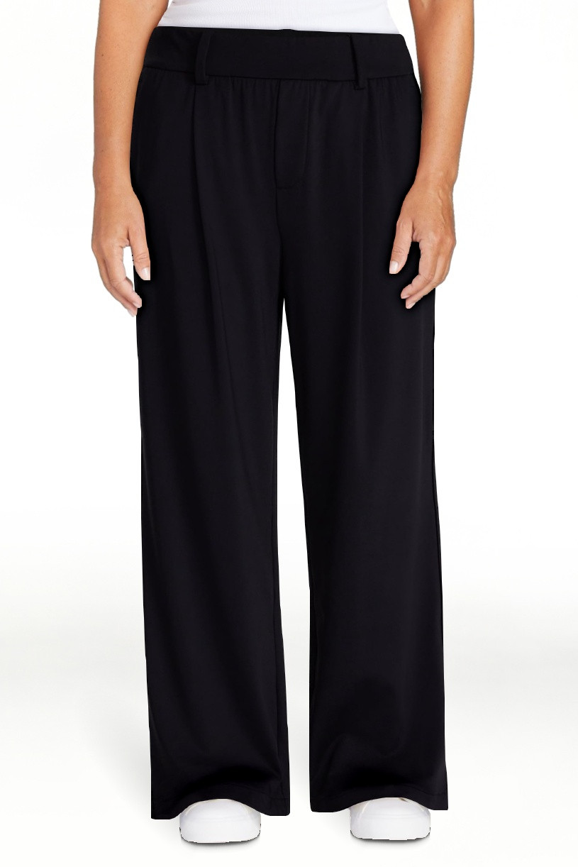 Avia Women's and Women's Plus Interlock Wide Leg Trousers, 31" Inseam, Sizes XS-4X | Walmart (US)