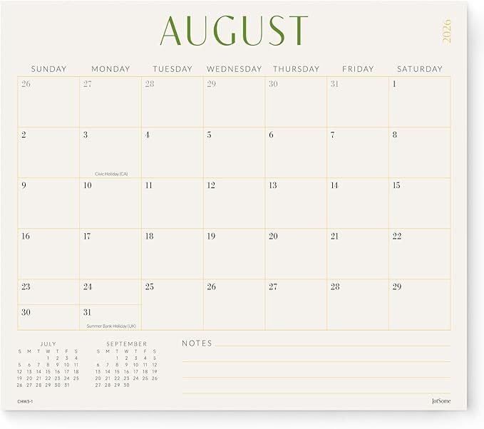 Jotsome Magnetic Calendar for Refrigerator 2026-2027, Academic Calendar | Monthly Fridge Calendar... | Amazon (US)