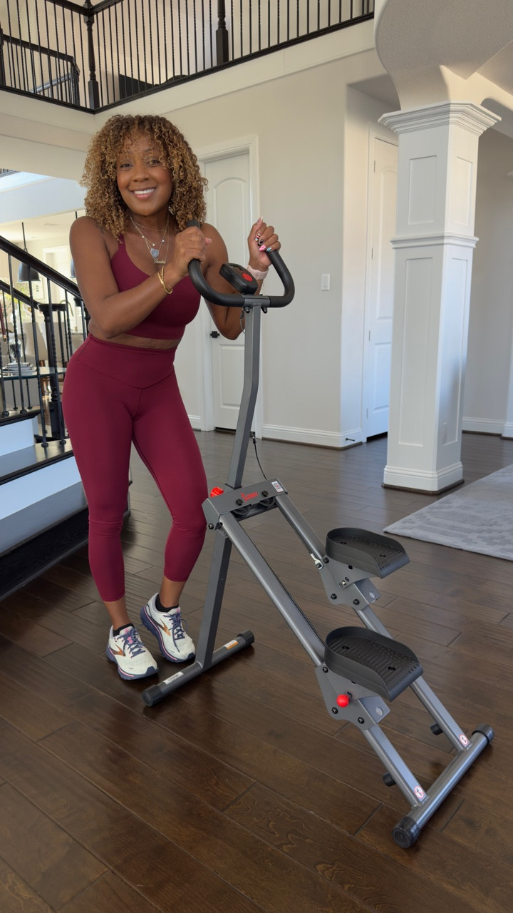 Missing my step goals are a thing of the past now that I have my Sunny Health & Fitness Stair Stepper. 

I very consistent when it comes to working out, however I was lacking when it came to getting in my steps for the day. The stairstepper is very lightweight and compact making it easy to store away. Now I can accomplish my fitness goals at home without the clutter. 

#homegymgoals #homegymworkout #homegymequipment #ﬁtnessgoals #homedecorationsinspiration