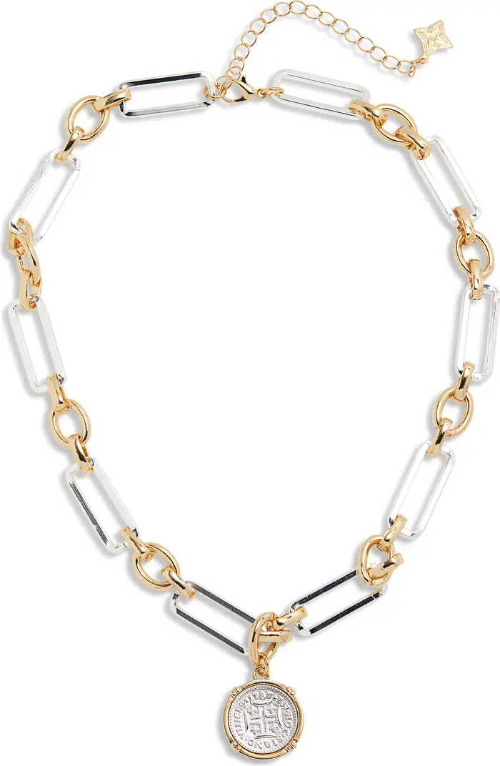 Panacea Two Tone Pendant Necklace | Nordstrom | Nordstrom
