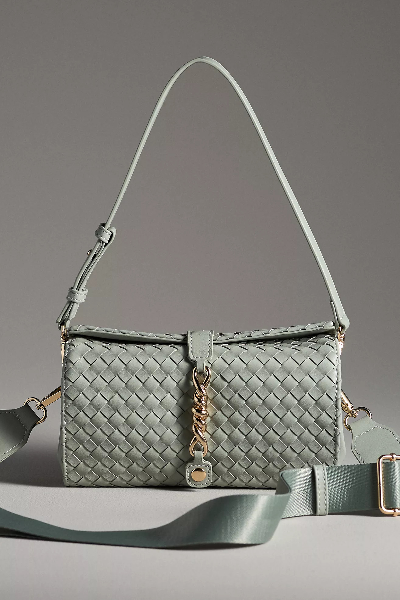 Woven Divided Shoulder Bag | Anthropologie (US)