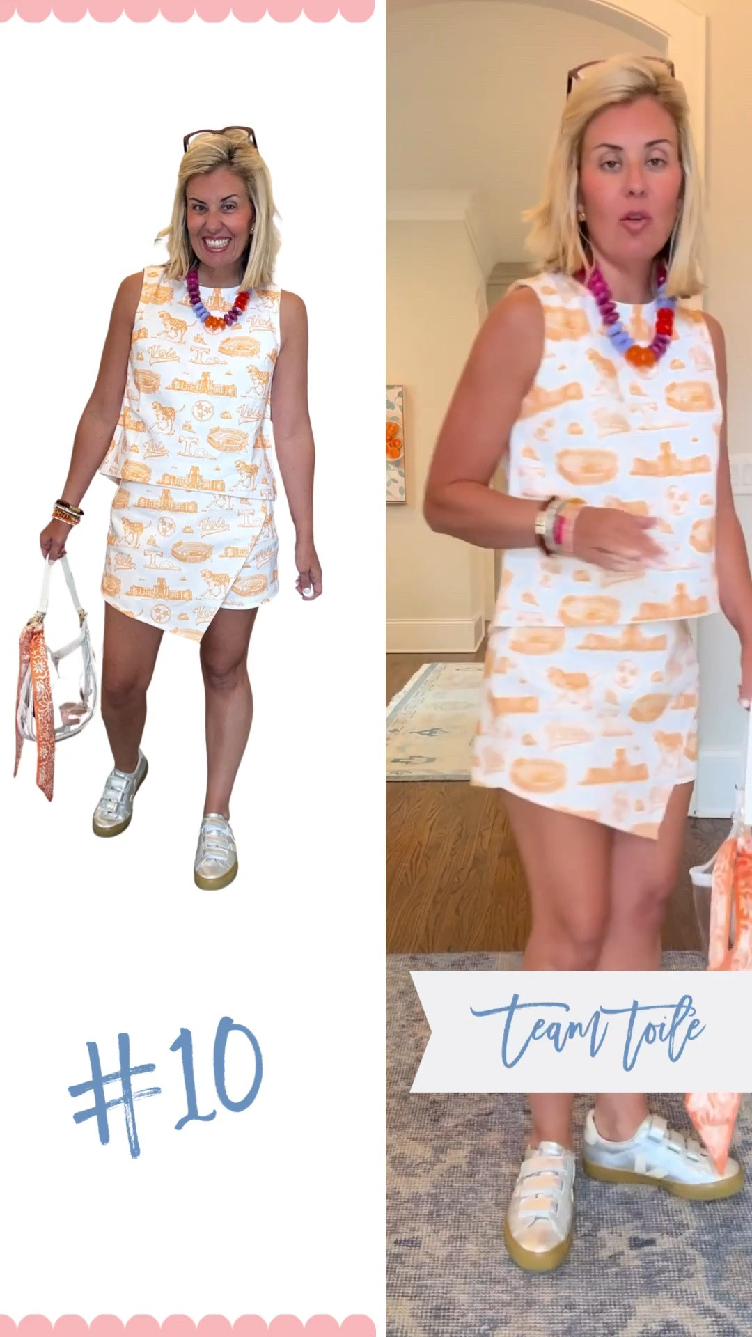 Oh my cuteness!! Stewart Simmons for the WIN!! Yall know I love my VOLS and I could not wait any longer to try this on. I’m wearing XS in top and skort. 

*Code - MIXMATCH15 at Stewart Simmons
*Code - Catherine20 at Allie + Bess

#LTKSeasonal #LTKOver40 #LTKdayinmylife