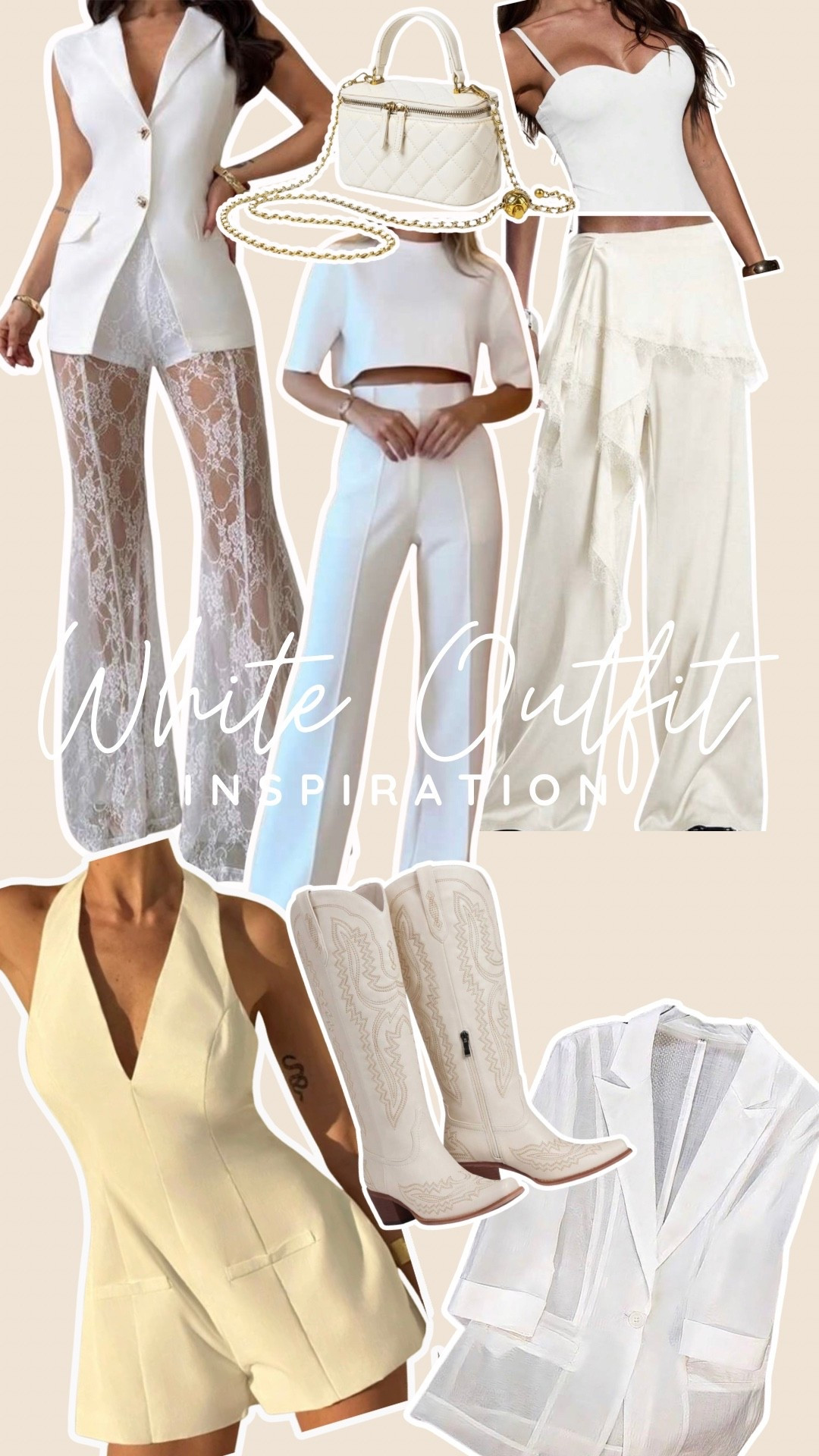 White outfit inspiration 🤍✨

Elegant, classy & feminine outfit ideas perfect for summer events, dinners, vacations or bridal-inspired looks 😮‍💨

Neutral accessories, effortless silhouettes and pieces that look so elevated without trying too hard

#LTKootd #LTKgrwm #LTKmomlife
