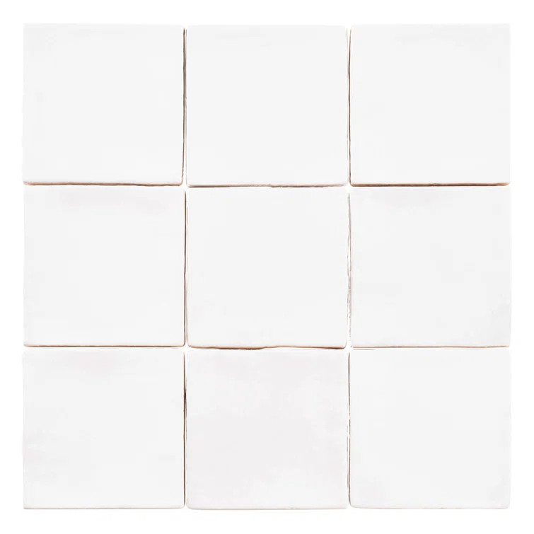 Jenae 4-in. Zellige Glossy Ceramic Wall Tile | Wayfair North America