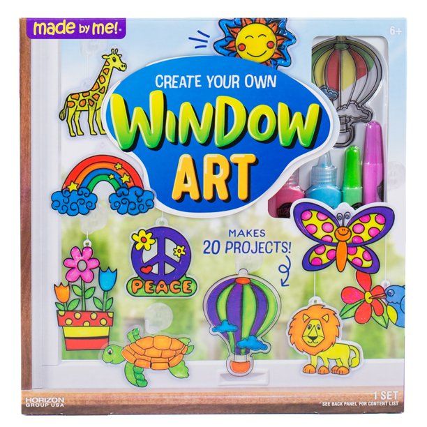 Made By Me Create Your Own Window Art, Art & Craft Kits for Kids, 6+ | Walmart (US)