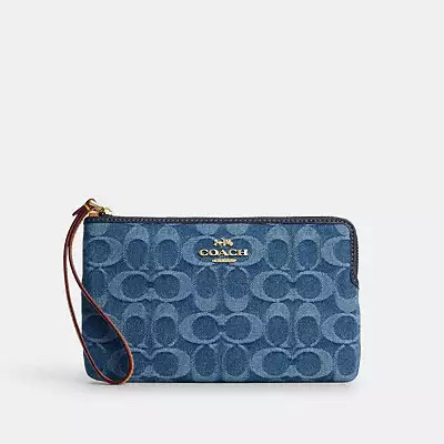 Large Corner Zip Wristlet | Coach Outlet US
