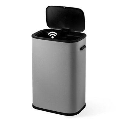 Touchless Motion Sensor Trash Can 15 Gallon Stainless Steel with Soft Close Lid, Automatic Kitchen Garbage Bin | Target