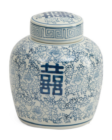 8x9.5 Berit Ceramic Lidded Jar | TJ Maxx
