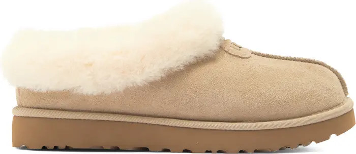Tazzette Genuine Shearling Collar Slipper (Women) | Nordstrom