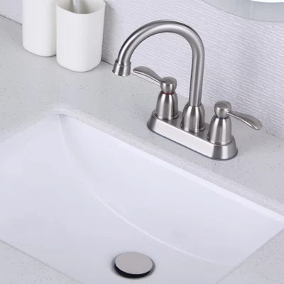Centerset Faucet 2-handle Bathroom Faucet | Wayfair North America