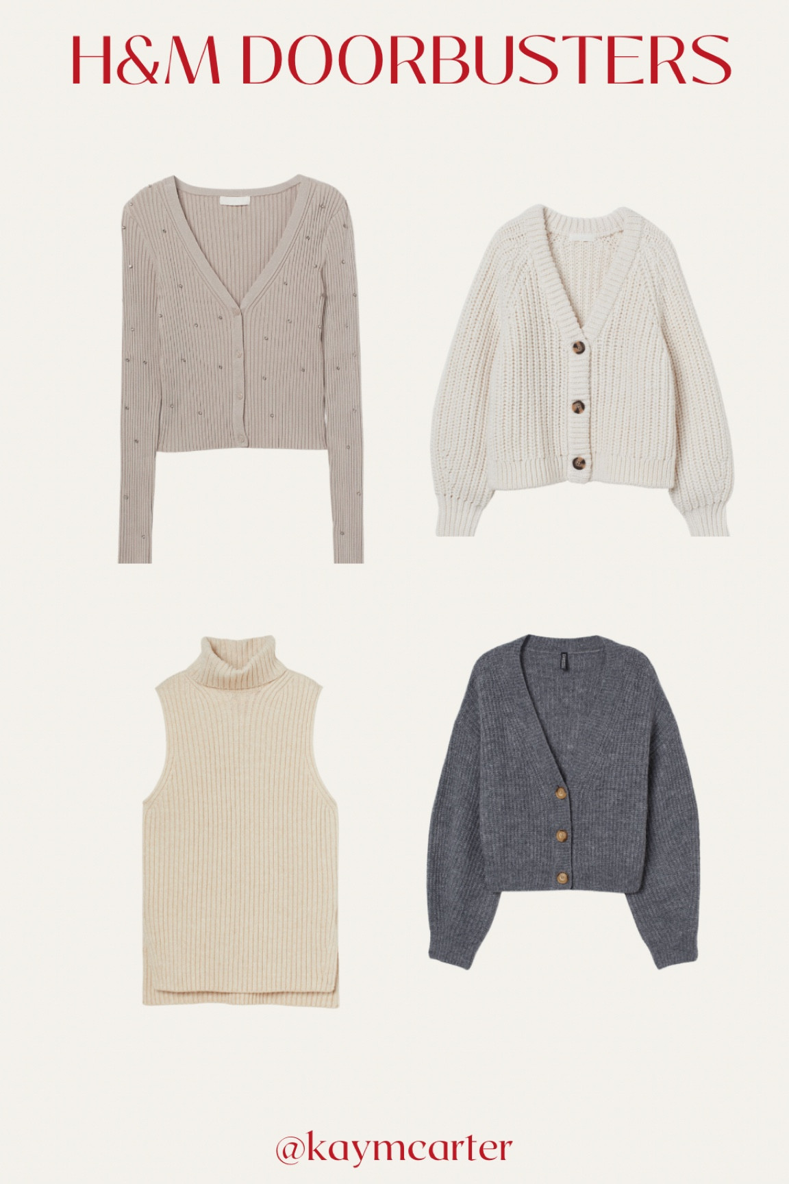 H&M DOORBUSTERS I LOVE!!! Such good prices. Hurry before they sell out! 

#LTKGiftGuide #LTKCyberweek #LTKunder100