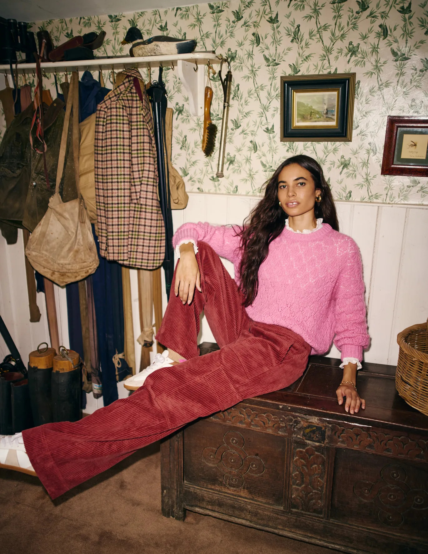 Cord Pull-on Trousers | Boden UK