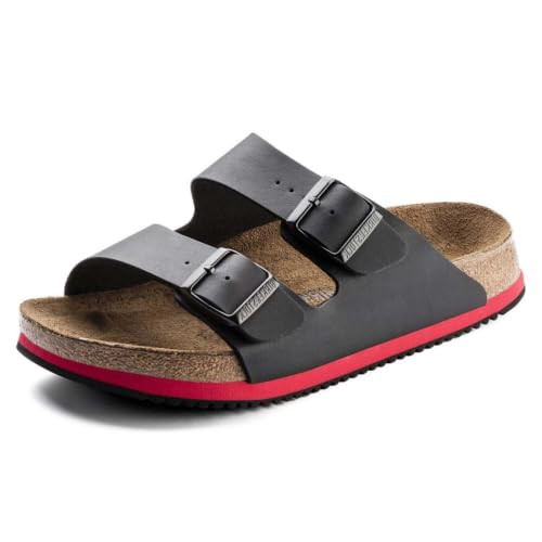 Birkenstock Unisex Arizona Sandal,Black Birko-Flor,41 M EU | Amazon (US)