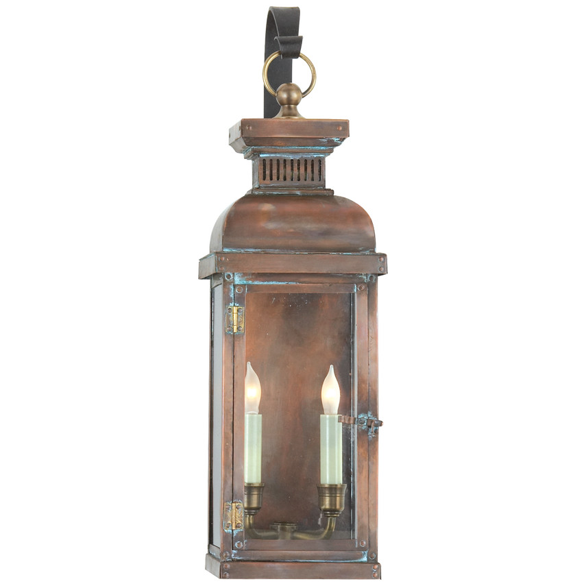 Suffork Medium Scroll Arm Lantern | Visual Comfort