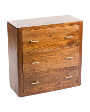 31.5in Solid Wood Luca Chest With 3 Drawers | Furniture & Lighting | Marshalls | Marshalls