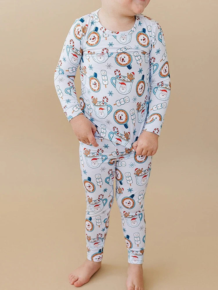 HOLIDAY SIPS BAMBOO PJ SET | Sydney and Co.