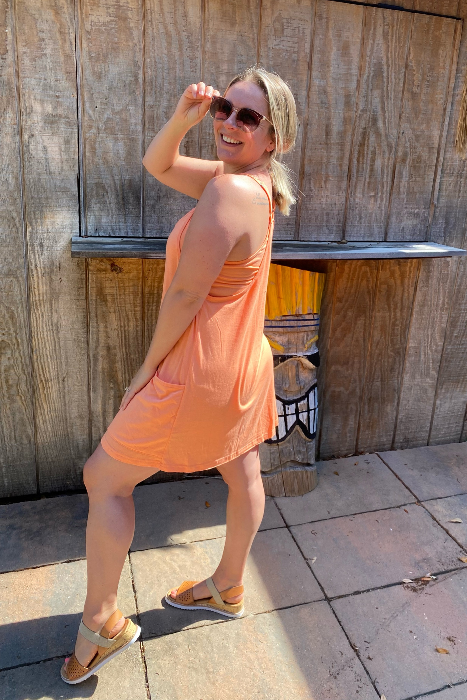 Womens Tennis Dress Workout Mini Dress with Built-in Romper Sleeveless Spaghetti Straps Athletic Golf Dress

Nippies linked 