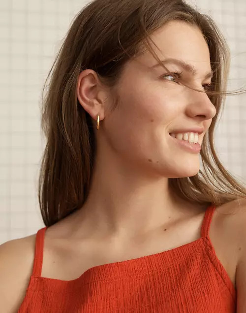 Chunky Small Hoop Earrings | Madewell