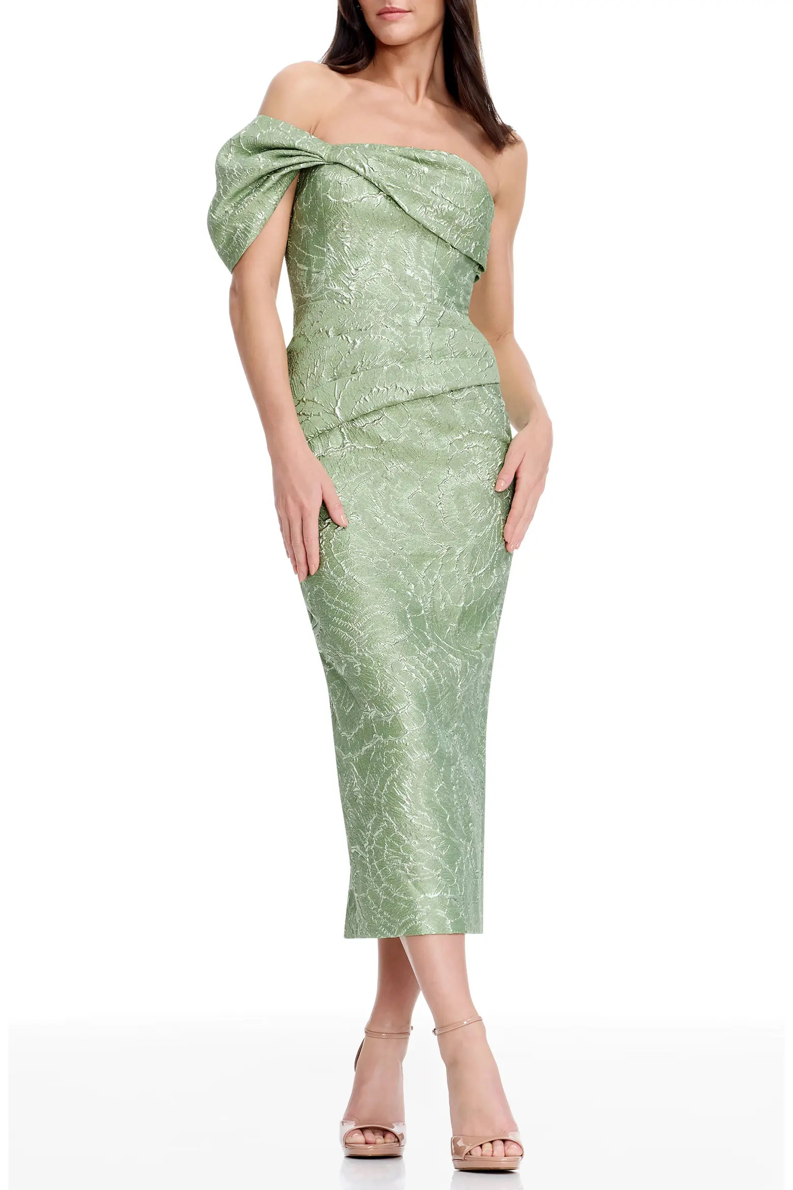 Cyprus Metallic Floral Jacquard Sheath Dress (Women) | Nordstrom | Nordstrom
