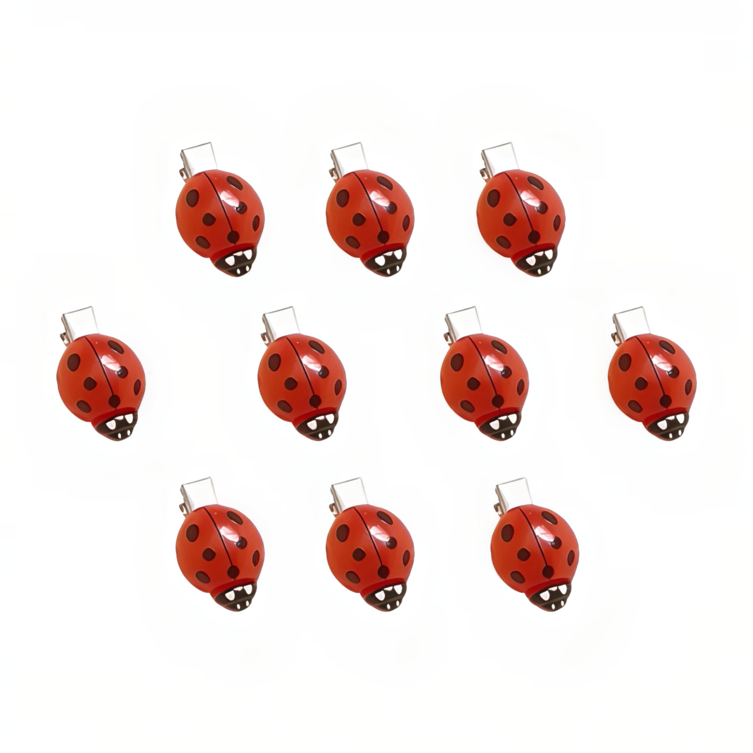 10 Pcs Fun Ladybug Hair Clips Funky Insect Bug Hair Clips for Teen Girls Women Cute Decorative Wh... | Amazon (US)