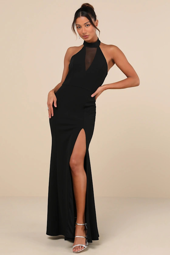 Exquisite RSVP Black Backless Maxi Dress | Lulus