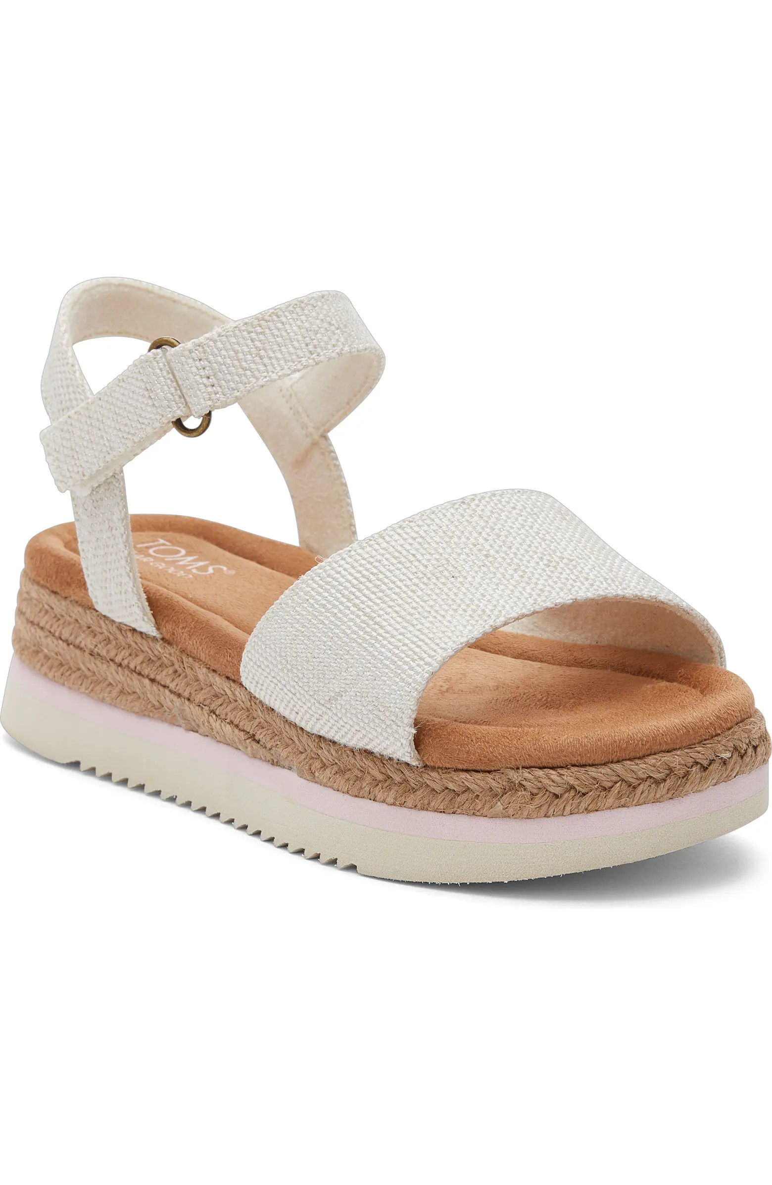 Kids' Diana Ankle Strap Espadrille Platform Wedge Sandal | Nordstrom