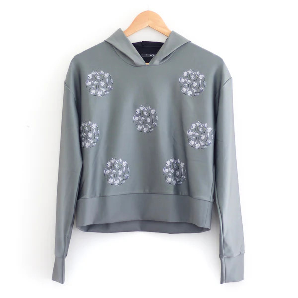 Little Bells Pull Over Hoodie, Moss | The Avenue