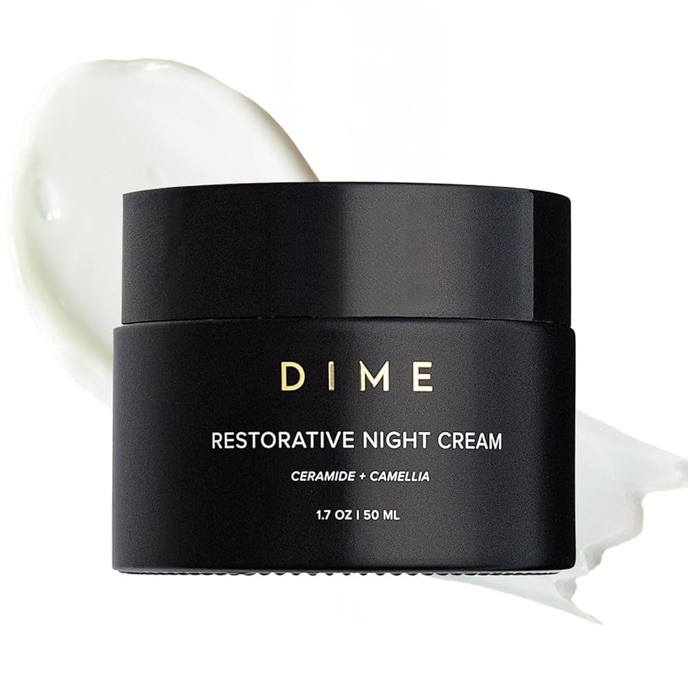 Dime Beauty Restorative Night Cream, Facial Moisturizer with Ceramides and Sea Buckthorn, 1.7 oz ... | Amazon (US)