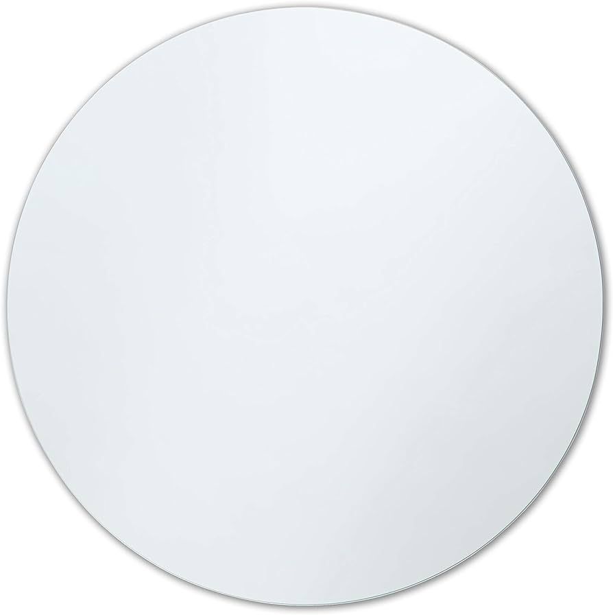 Better Bevel 36" x 36" Frameless Round Mirror | Polished Edge | Amazon (US)
