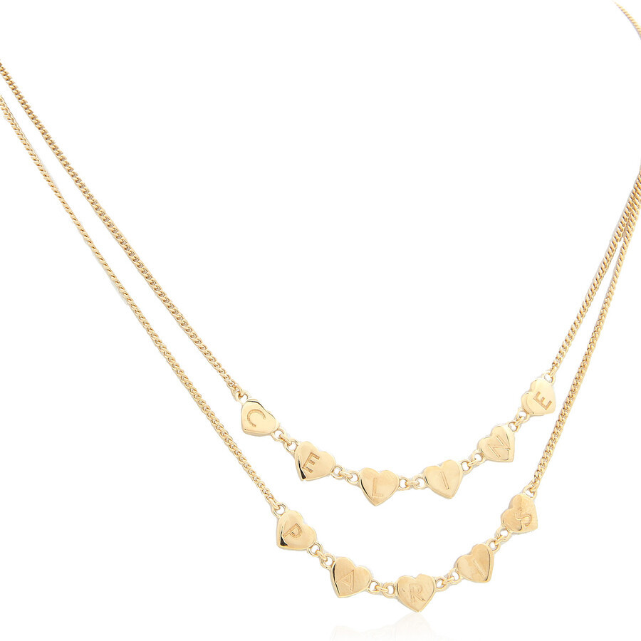 Coeur Double Necklace in Gold | Jomashop.com & JomaDeals.com
