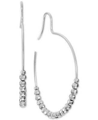Style & Co Beaded Hoop Earrings, Created for Macy's & Reviews - Earrings - Jewelry & Watches - Ma... | Macys (US)
