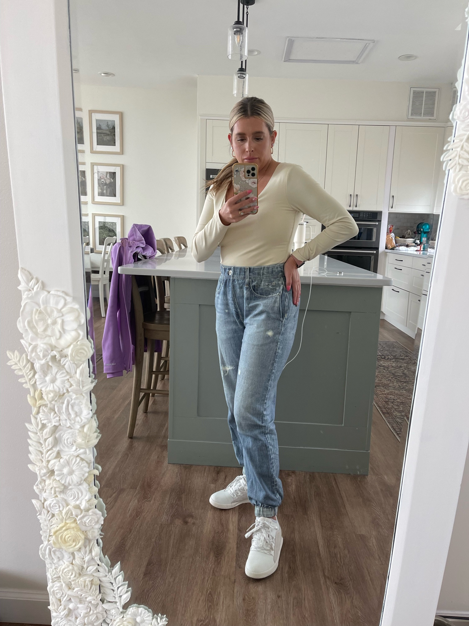 The comfiest Jean joggers! 