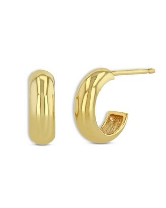 14K Yellow Gold Polished Huggie Hoop Earrings | Bloomingdale's (US)