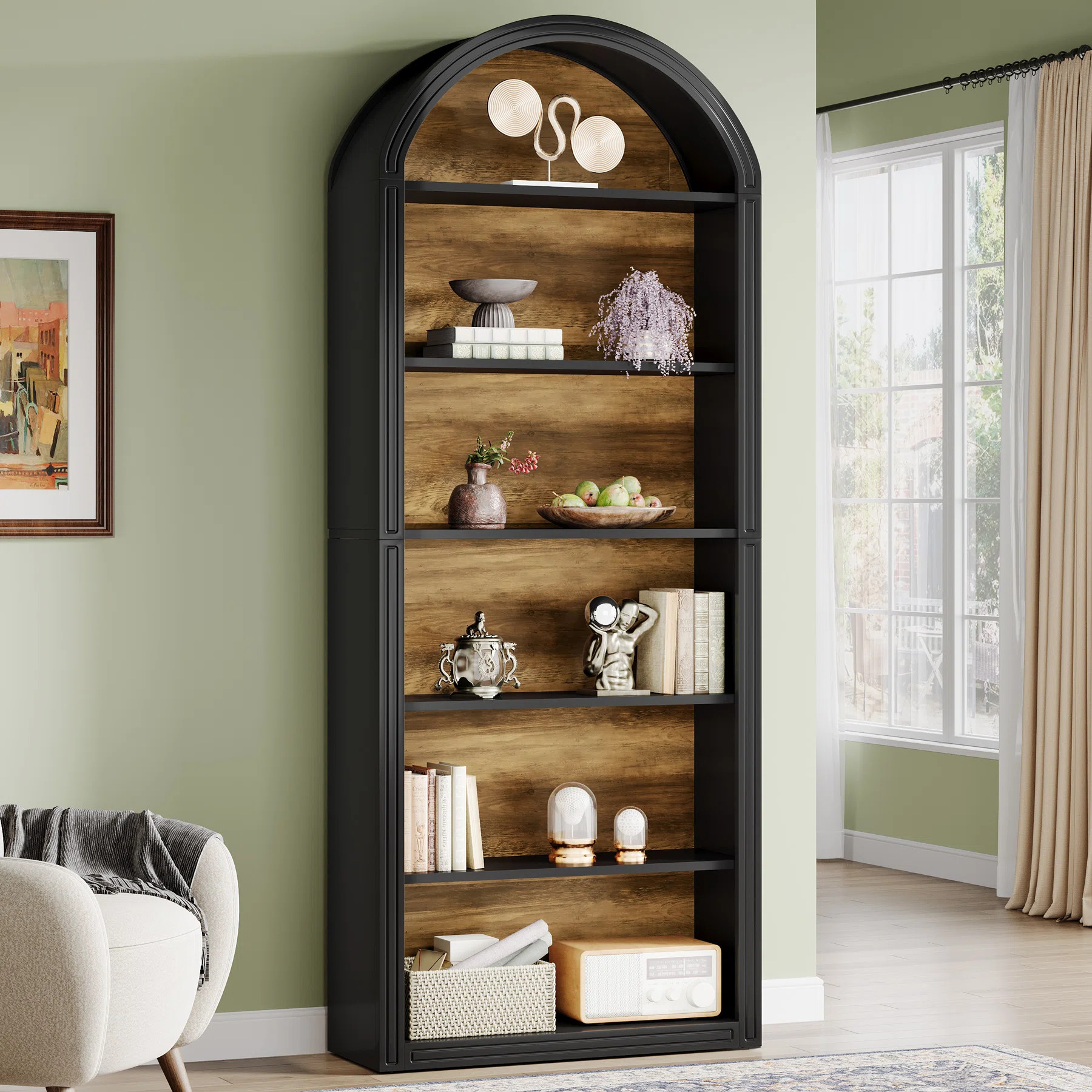 Tall Arched Bookcase | Wayfair North America